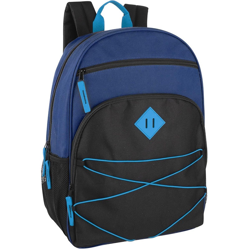 Fashionable Design 17&rdquor; Multi-Pocket Travel Backpack with Front Bungee  Adults College & Travel Bag, Water-Resistant Material – School Backpack and Travel Backpack price