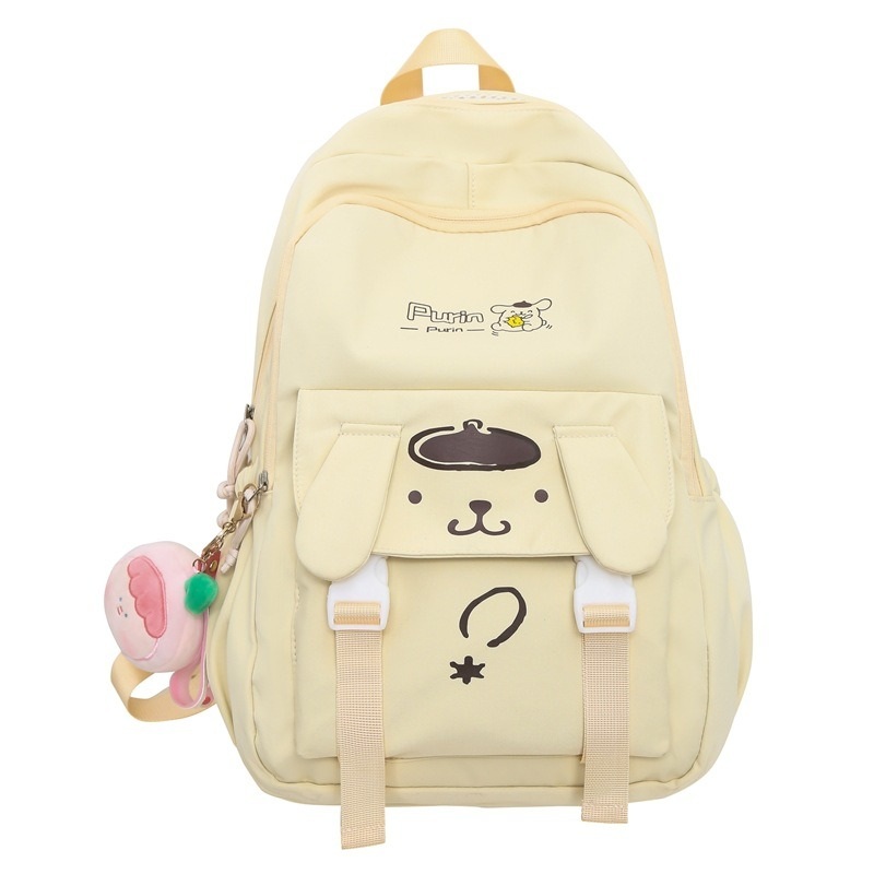 Large Capacity Cartoon Lovely Student School Leisure Casual Bag with Plush Pendant – Kids School Bag and Student Backpack price