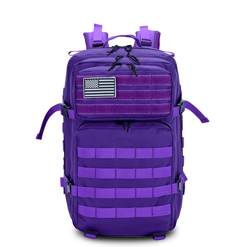 Lupu Bl090 High Density Outdoor Camping Bag Violet Bright Purple Trendy Hiking Bag – Molle Tactical Backpack and Water Proof Trekking Backpack price