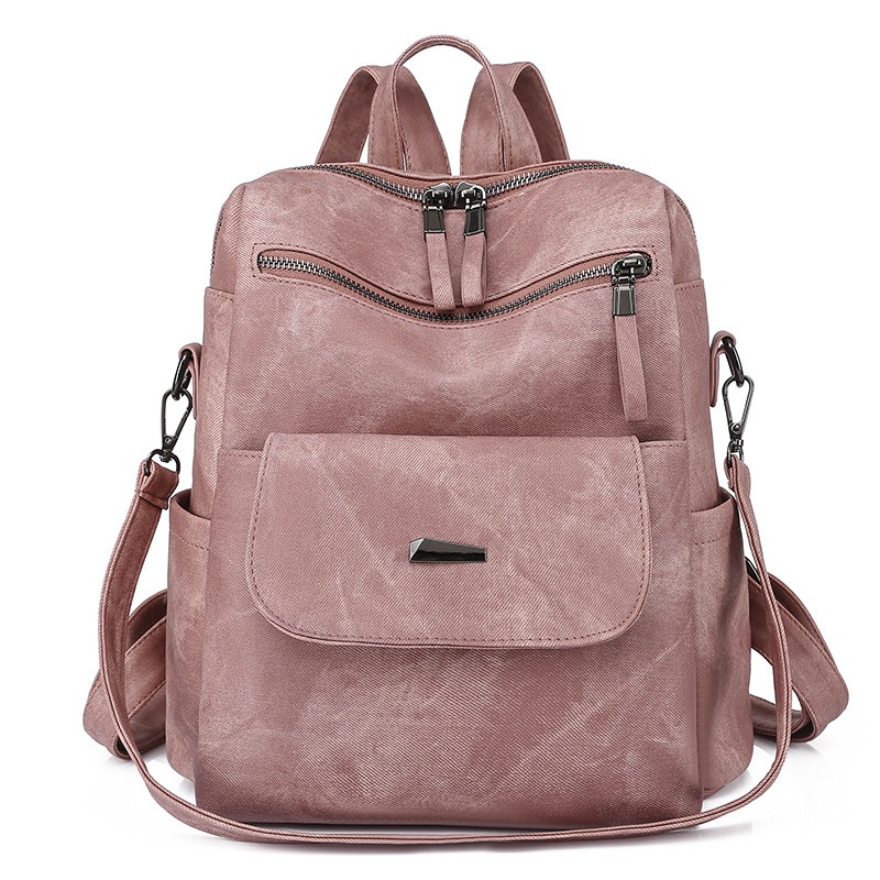 New Women PU College Backpack Female Retro Travel Book Bag Girl Handbag Student Fashion Vintage Lady School Bags – Lady School Bags and PU College Backpack price