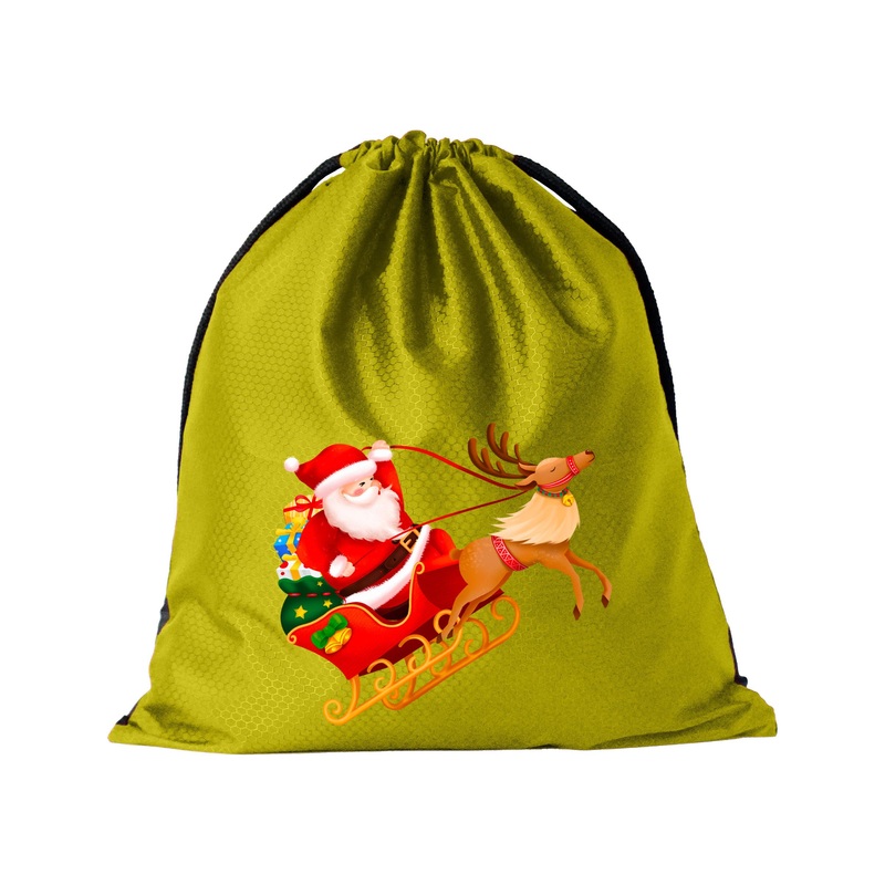 Wholesale Promotional Christmas Drawstring Bag Waterproof Polyester Customized Logo Printing Perfect for Gym Sport – Drawstring Bag and Sports Bag price