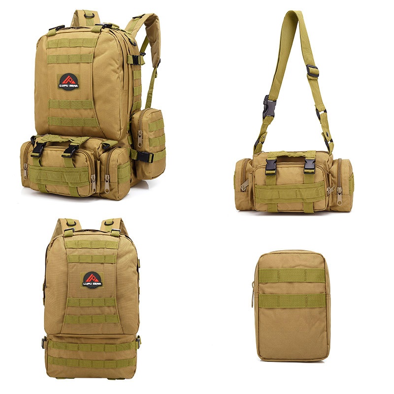 Camouflage Combat Outdoor Four in One Training Bag Wear-Resistant Oxford Cloth – Tactical Backpack and Molle Tactical Backpack price