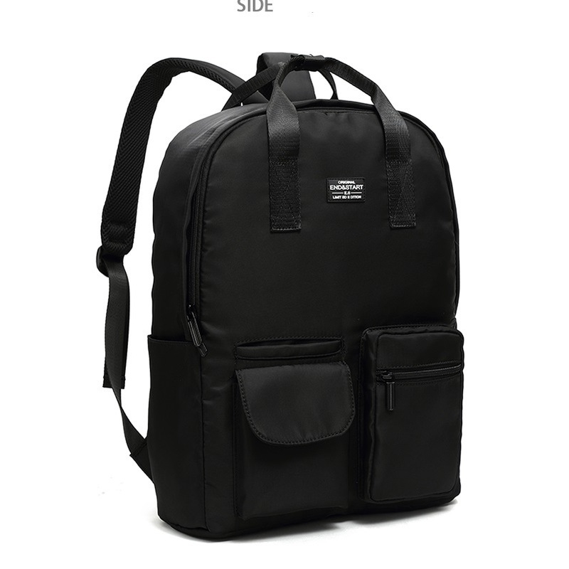 Fancy Men S Nylon Canvas Bag Guangzhou Factory Custom Logo High Level Functional Backpack Handbag with Portable Belt for Boy – Backpack Sports School and Men Bag price