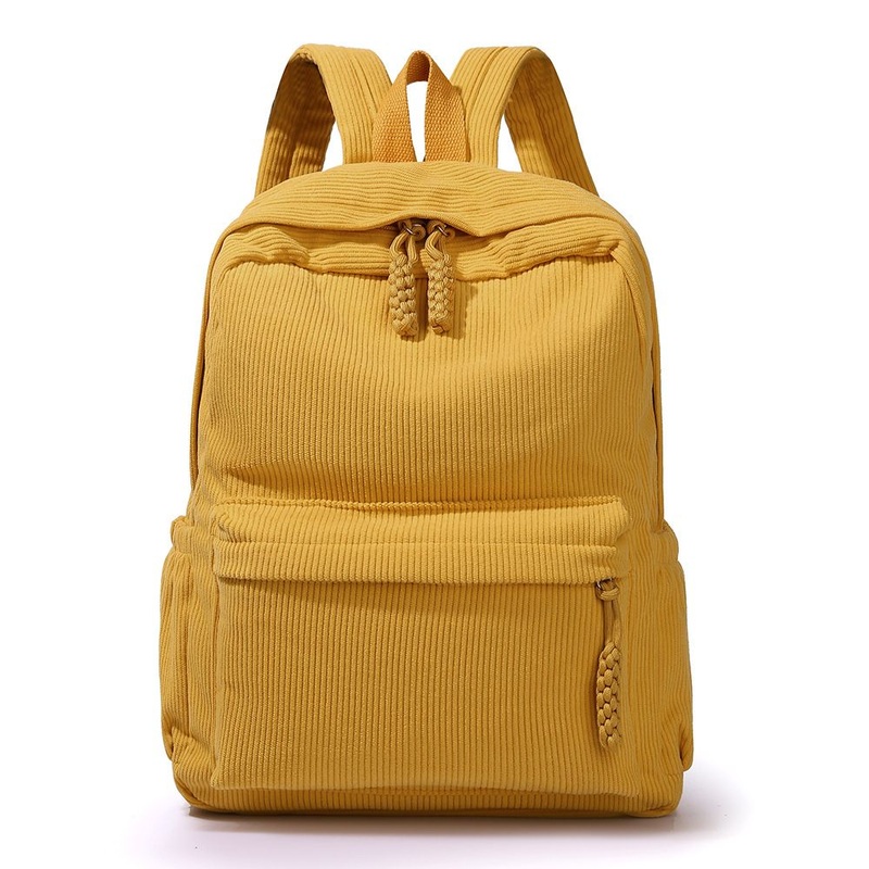 Lightweight Corduroy School Backpack, Padded Straps & Large Capacity for Heavy Books, Tech & Daily Essentials – Corduroy Backpack and Casual Style Backpack price