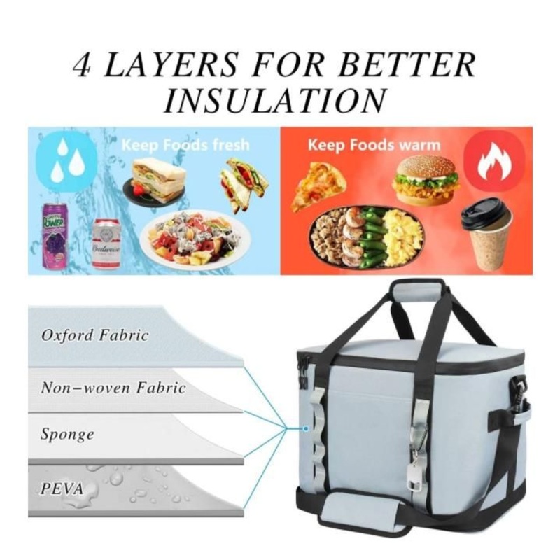 Reusable Custom Waterproof Picnic Lunch Bag Lunch Cooler Bag Insulated – Bag and Cooler Bag price