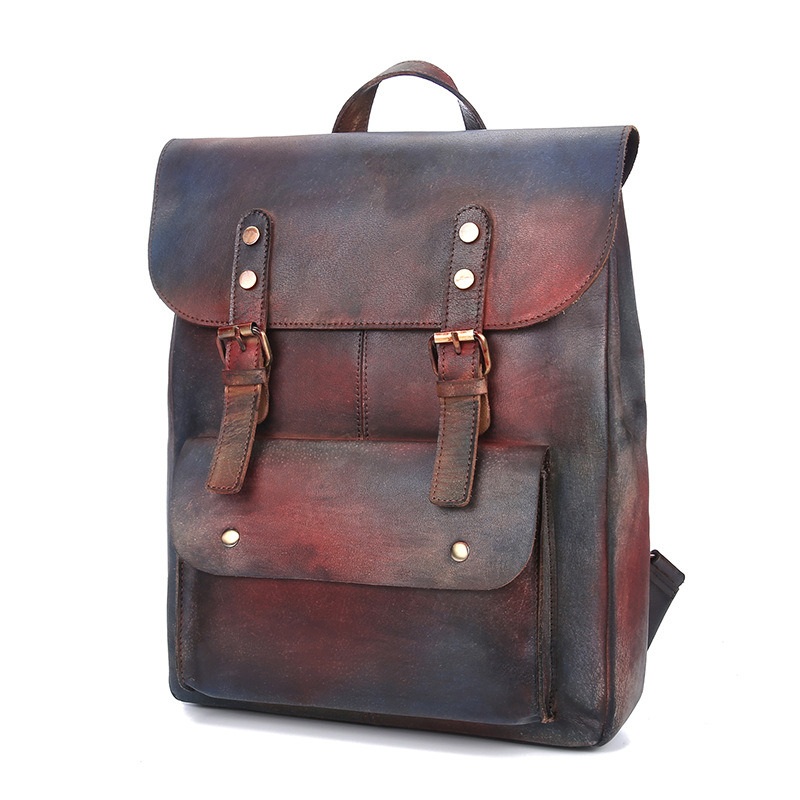 Stylish Vintage Leather Backpack for Students at Wholesale Prices – Vintage Color Backpack and Good Quality Backpack price