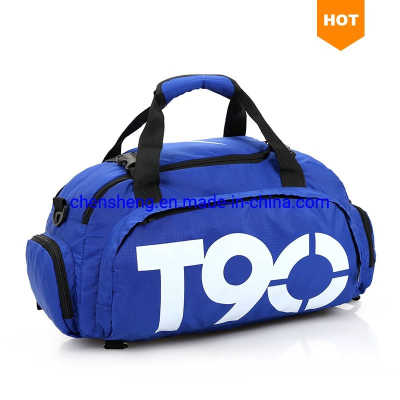 Wholesale Custom Cheap T90 Duffle Backpack Mens Travel Bags Sports Gym Bag with Shoe Compartment – Sport and Bag price