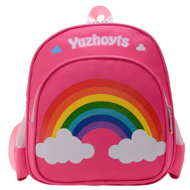 2024 New Rainbow Kindergarten Children Backpack Cute Cartoon Large Capacity Backpack – School Backpack and Lightweight Backpack price
