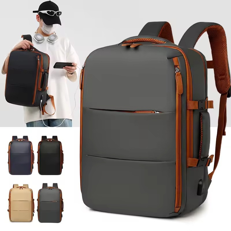 2025 Travel Laptop Backpack with USB Simple Custom Logo Business Laptops Backpack Waterproof College School Computer Bag Men Bag – Laptop Bag and Waterproof Laptop Bag price