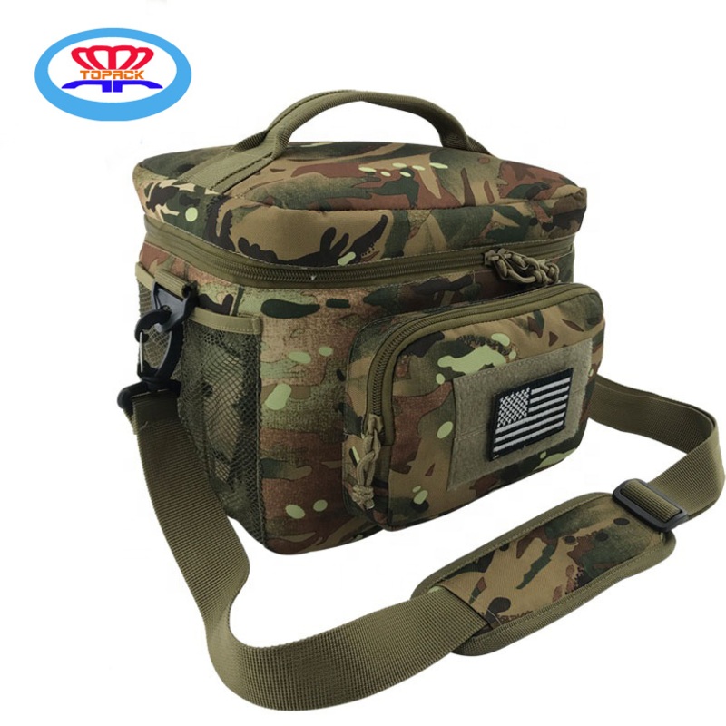 China Supplier Insulated Lunchbox Organizer with Molle Webbing – Bag and Trolley Cooler Bag price