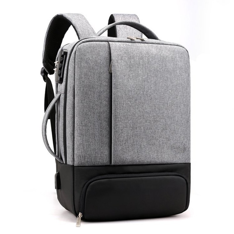 Custom Logo Business Fashion Simple Schoolbag Anti-Theft Leisure Computer Backpack with USB – Custom Bag and Fashion Bags price