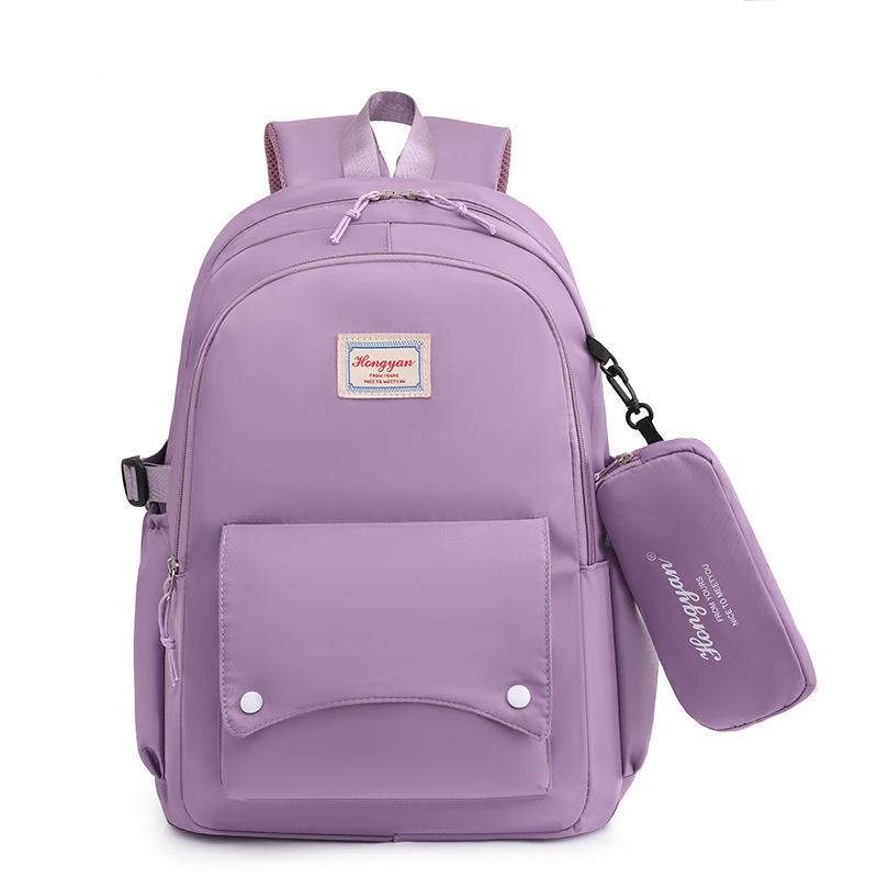 Fashionable New Student Popular Student Backpacks with Pencil Case Colorful Wholesale School Large Capacity Multiple Colors – Fashionable Backpacks and Colorful Backpacks price