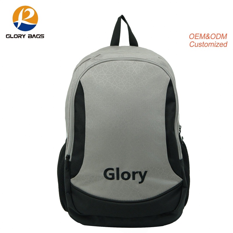 Glory Accept Custom Logo Backpack Luxry 600d Grey Polyster Material Waterproof Casual Fashion Backpack High Quality Fabric – Business Backpack and Travel Backpack price