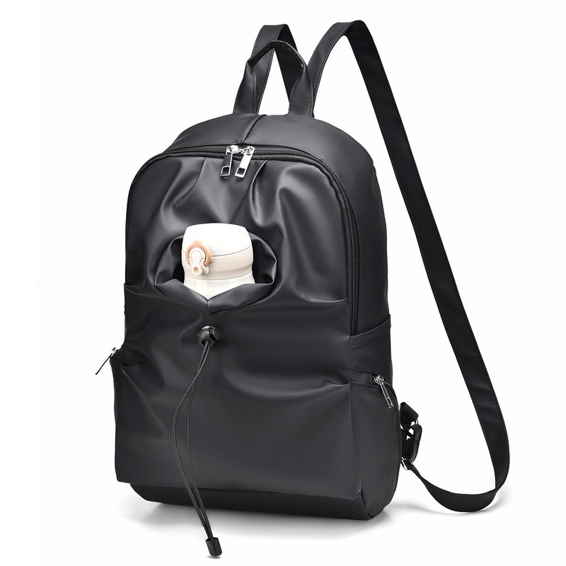 Mens Leather Film Waterproof Material Leisure Business Backpack – Computer Backpack and Waterproof Bag price