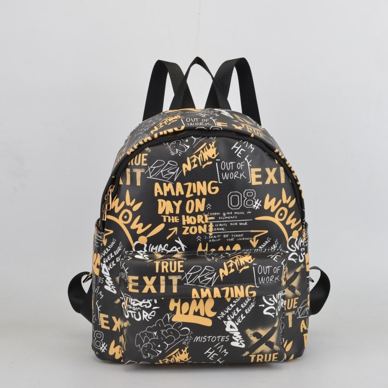 New Custom Pattern Print Double Shoulder Bag Middle Capacity Fashion Hot Popular Style Backpack – Bags and Handbags price