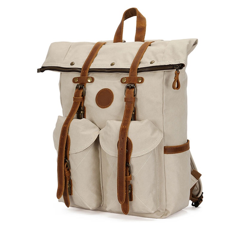 OEM Manufacturer Heavy Duty Canvas Backpack Bag Men Hiking Camping Vintage Outdoor Travel Bulk Purchase – Canvas Backpack and Custom Canvas Backpack price