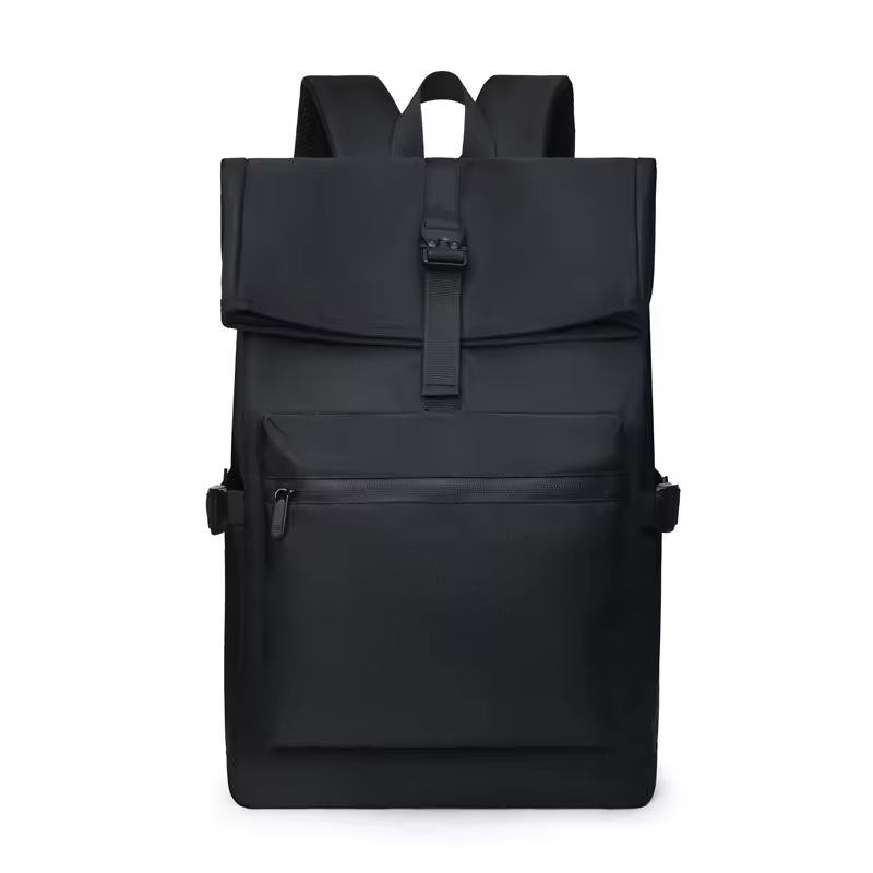 Wholesale Roll Top Backpack Laptop Nylon Backpacks Unisex Minimalist Large Capacity Men Rolling School Bag – Laptop Backpack Bag and Computer Bag price
