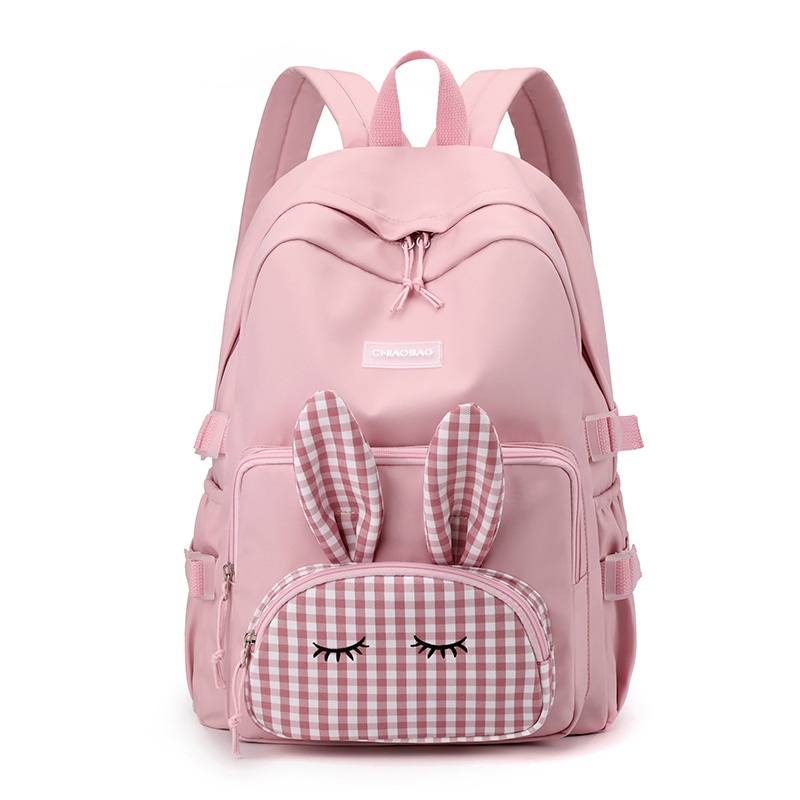 New Waterproof Lovely Cartoon Rabbit Printing Teen High School Student Girl Boy Backpack Unisex – Kids School Bag and Student Backpack price