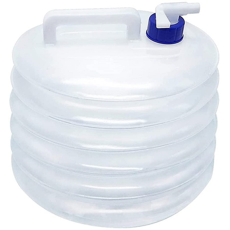 Outdoor Picnic Hiking Camping Accessories Collapsible Water Bucket Folding Water Containers with Tap – Water Containers and Collapsible Water Container price