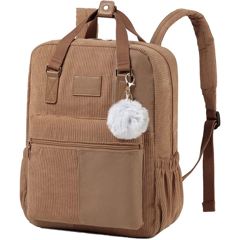 Stylish Female Corduroy Backpack with Custom Logo and Large Capacity – Female Corduroy Backpack and Stylish Backpack price