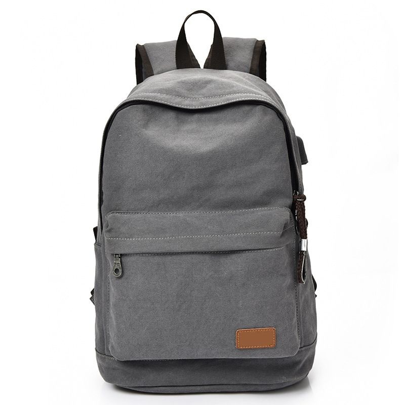 Waterproof Mens USB Charging Leather Notebook Backpack School Travel Laptop Bag – Backpack and Laptop Backpack price