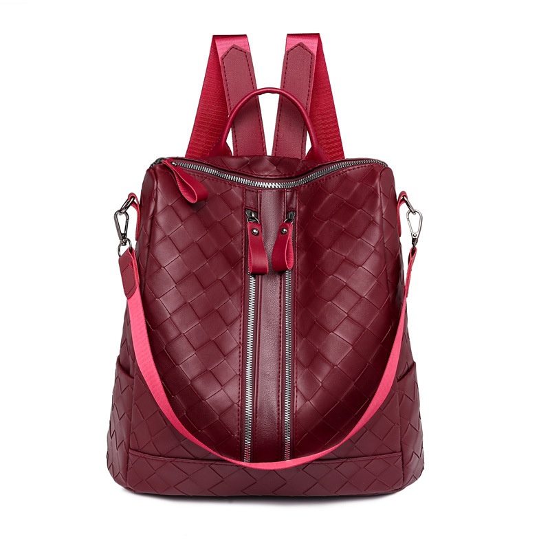 Wholesale Fashion Anti Thief Women Bags Girl Backpack Big Capacity Backpack Schoolbag Ladies Waterproof PU Student Backpack – Backpack Bag and Ladies Backpacks price
