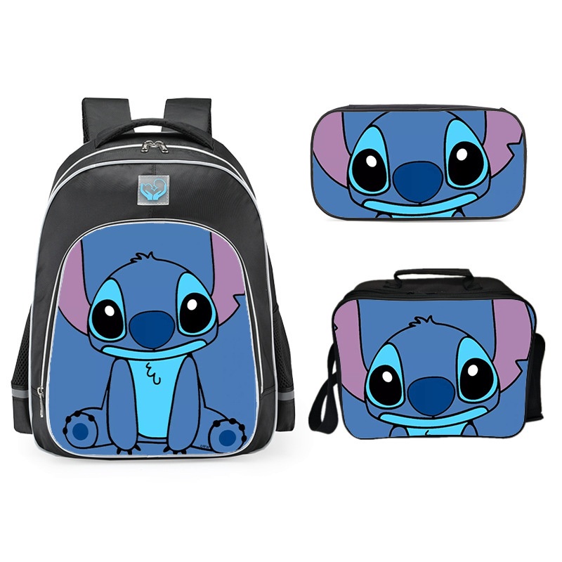 2024 Factory New Stitch Backpack Three Piece Set for Primary and Secondary School Students Backpack – Computer Backpack and Three Piece Backpack price