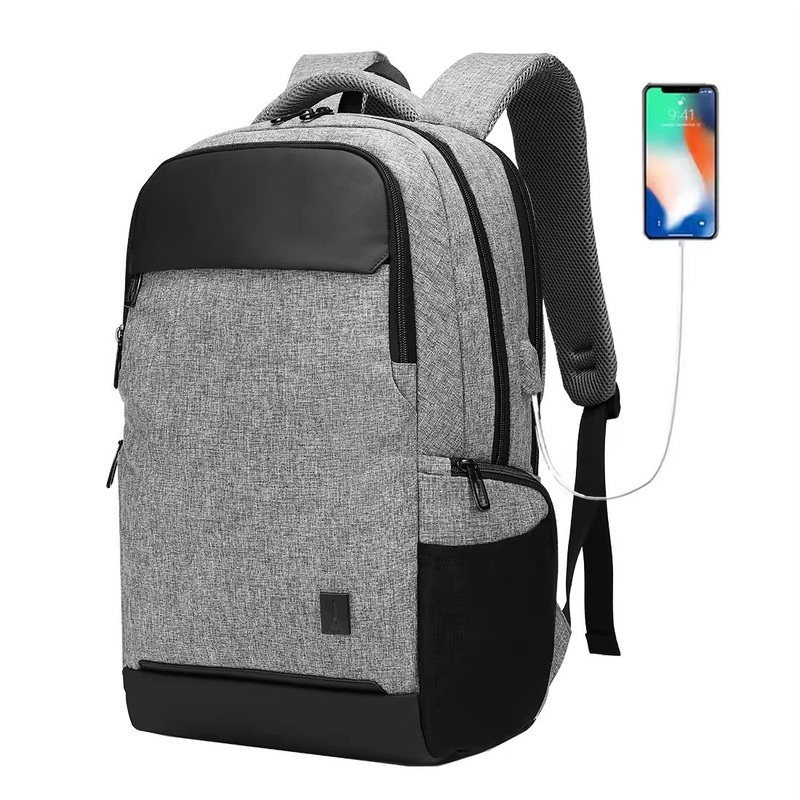 Custom Logo Durable Men Bag Pack USB Charging Waterproof Business Laptop Backpack Outdoor Travel Bags – Laptop Bag and Custom Student Bag price