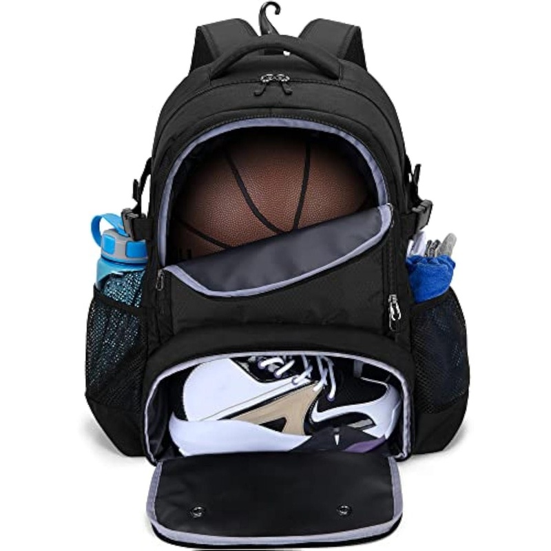 Custom Sports Backpack with Ball Compartment for Basketball Football Volleyball – Basketball Backpack and Football Backpack price