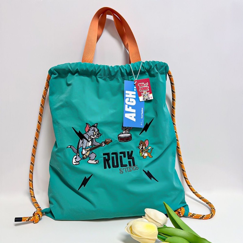 Warner Bros Officially Licensed Tom Jerry Embroidered Backpack Travel Backpack Sport Backpack  Premium Afgh Collection, High-End Design – Travel Backpack and Bag Backpack price
