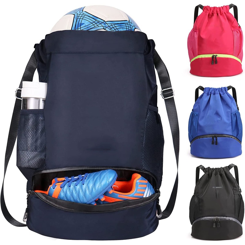 Youth Soccer Bags Soccer Drawstring Backpack for Basketball Volleyball and Football – Football Backpack and Drawstring Backpack price
