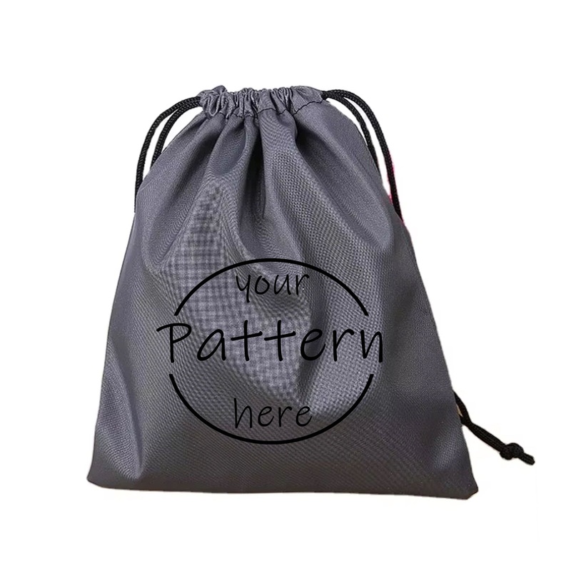 Black Waterproofpolyester Drawstring Bag, Nylon Drawstring Pouch Wear-Resistant Blank Drawstring Bag – Drawstring Bag and Sports Bag price