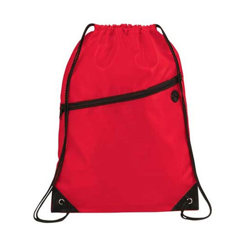 Custom Logo Nylon Polyester Draw String Gymsack Gym Cinch Drawstring Sports Backpack Bags – Drawstring Backpacks and Pink Drawstring Backpack price