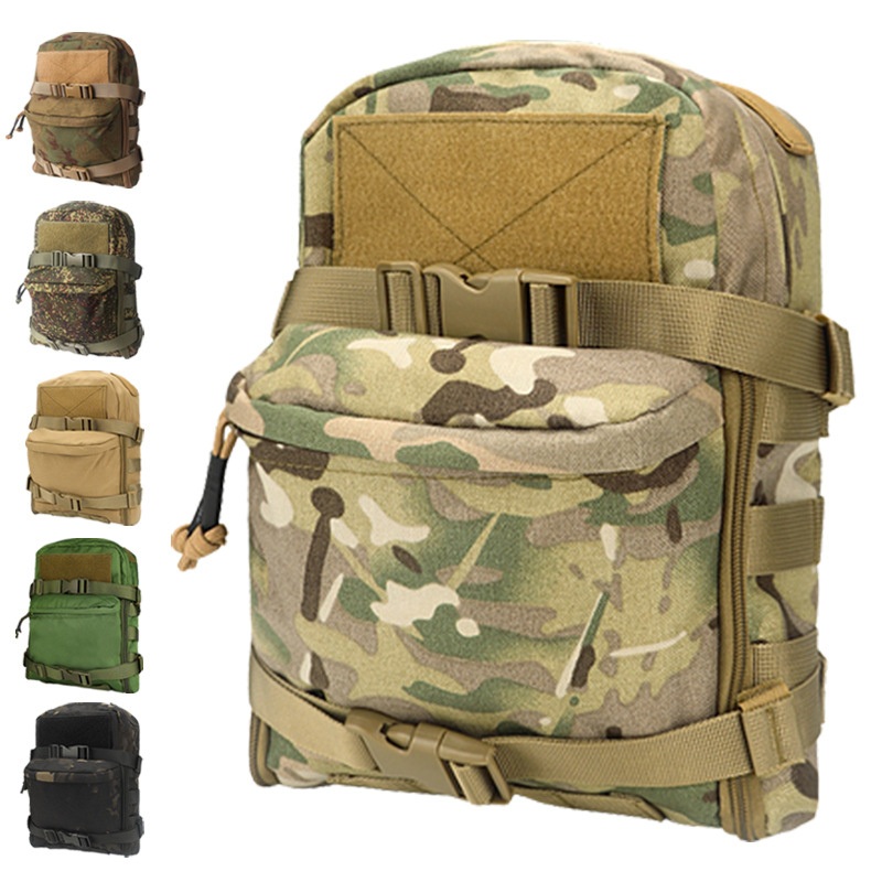 Fuliya Wholesale Lightweight Vest Water Bag Outdoor Training Equipment Camping Backpack Sports 3D Tactical Hydration Bag – Hydration Bag and Tactical Backpack price