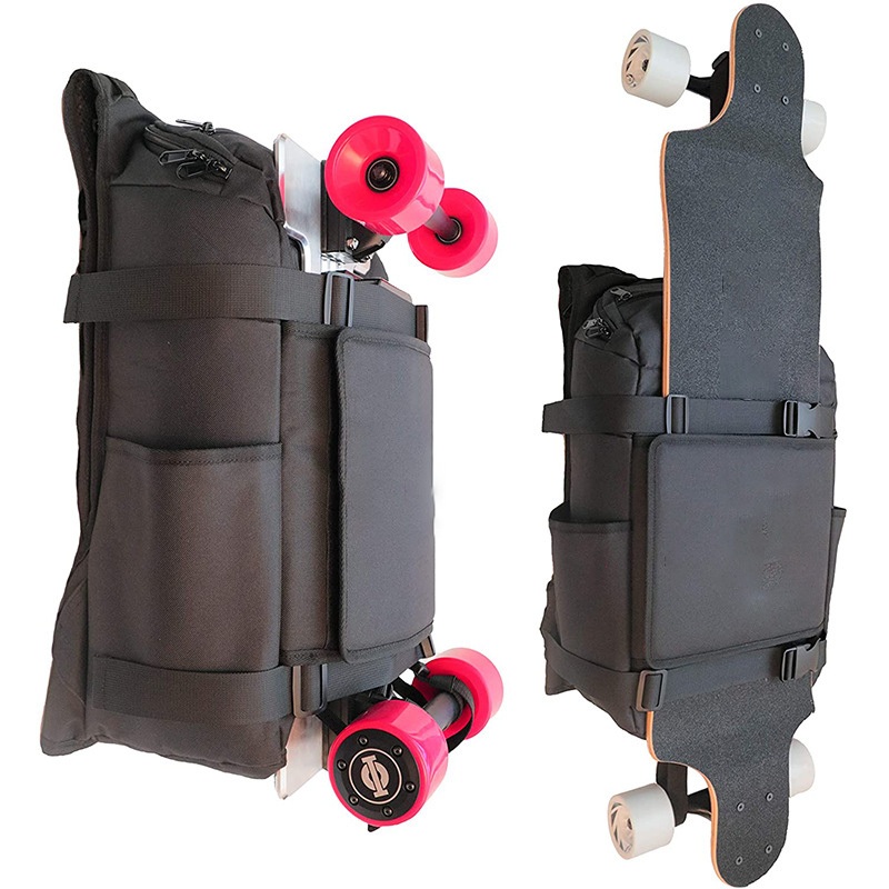 Large Storage Compartments Regular Skateboard Longboard Bag Carrier Electric Skateboard Backpack – Skateboard Backpack and Sports Backpack price