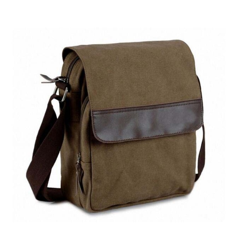 Mens Small Vintage Khaki Canvas Messenger Bag Sh-16051051 – Messengers Bags and Shoulder Bags price