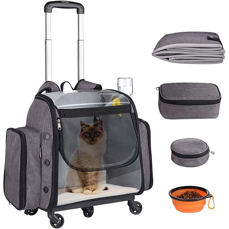 Pet Carrier Bag Backpack Airline Approved for Dogs Cats – Rolling Bag and Pet Carrier Backpack price