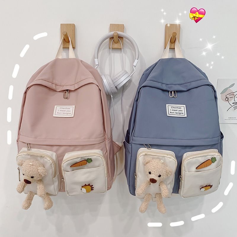 School Bag Woman Campus Middle School Student Junior High School Student Elementary School Student Girl Heart Backpack Backpack – Students Bags and Backpack price
