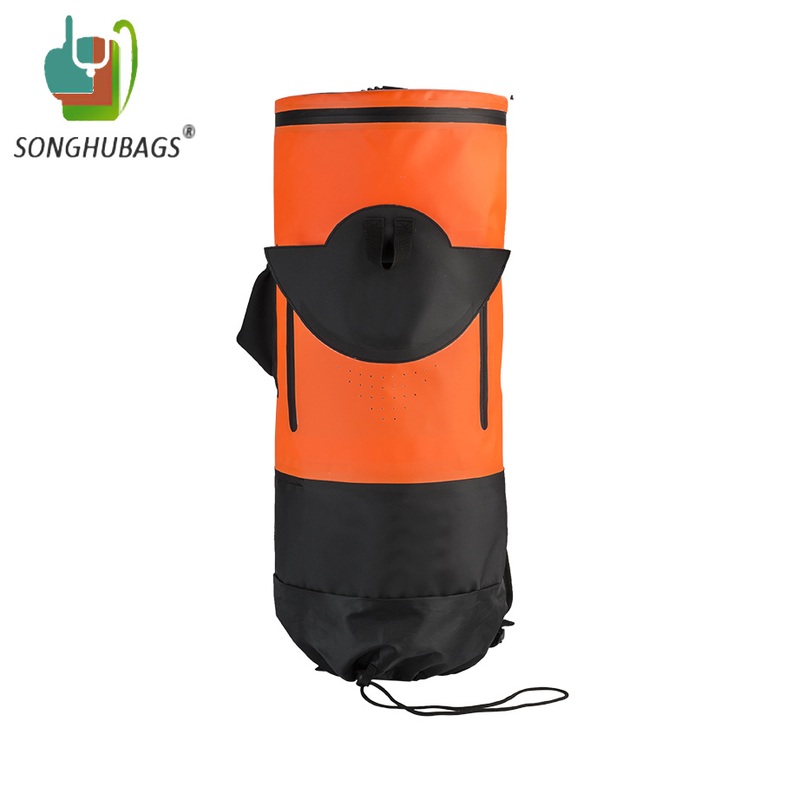 Unisex New Fashion Custom Style Orange Sports Outdoor Hiking Beach Hunting Gym School Waterproof Dry Shoulder Travel Duffle Backpack Ball Bag – Waterproof Bag and Sport Bag price
