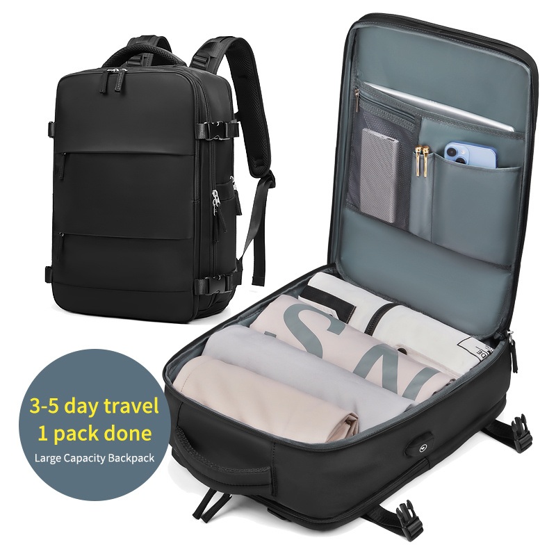 Fashionable Laptop Backpack for Men USB Charging Functional College 15.6 Inch Polyester Leisure Fashion Waterproof Bag – Backpack and Travel Backpack price