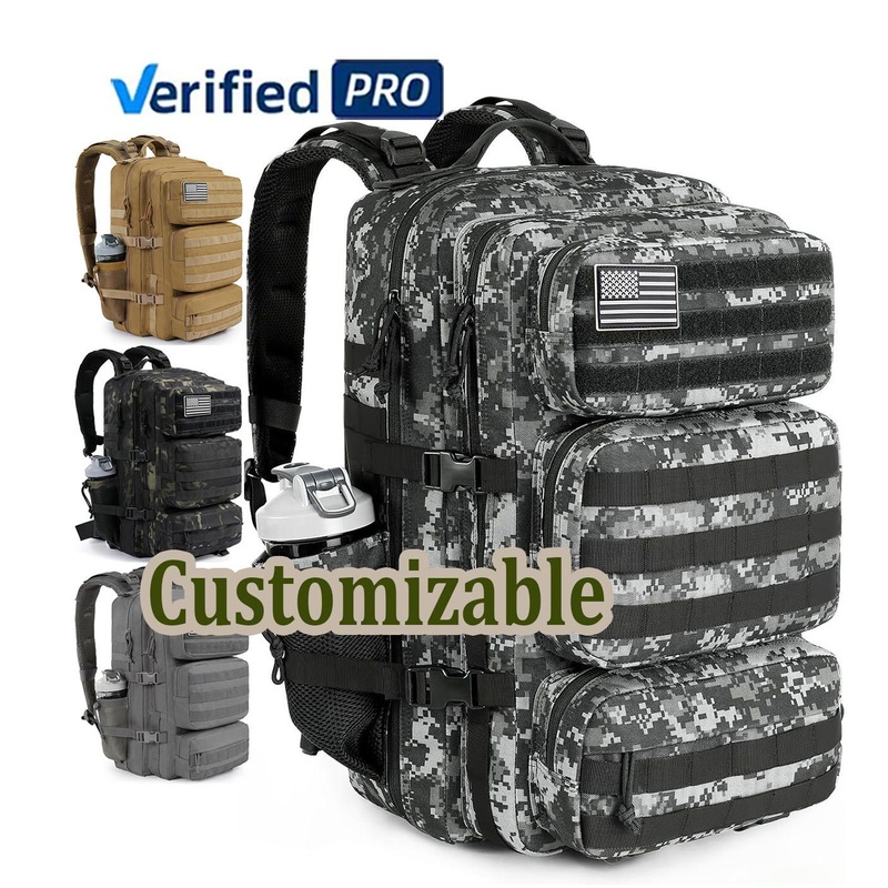 Tactical Backpack for Men 50L Molle Assault Bagpack Waterproof Hiking Trekking Rucksack – Trekking Backpack and Tactical Backpack price