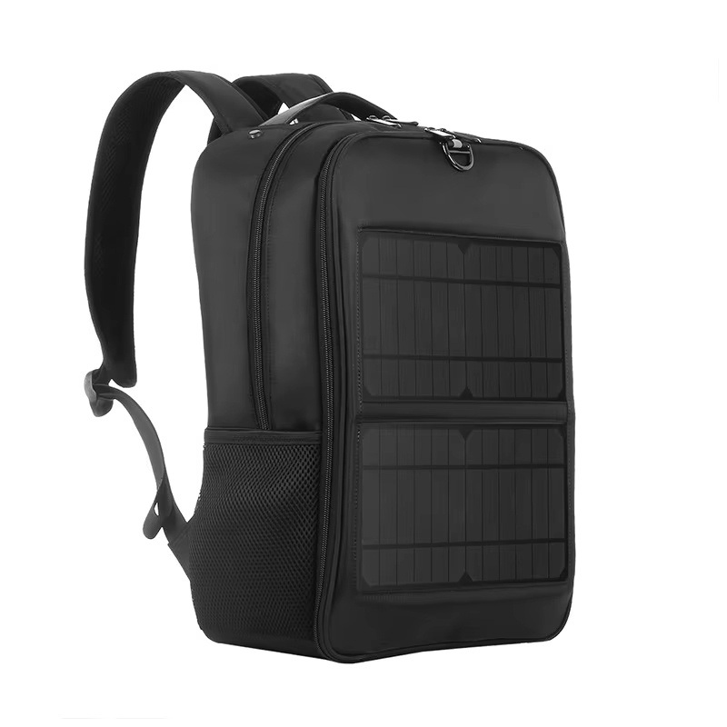 14W 5V Factory Direct Supply Sustainable Colored Sky Print Embroidered Solar Backpack USB Chargeable – Solar Charging Backpack and Solar Backpack price