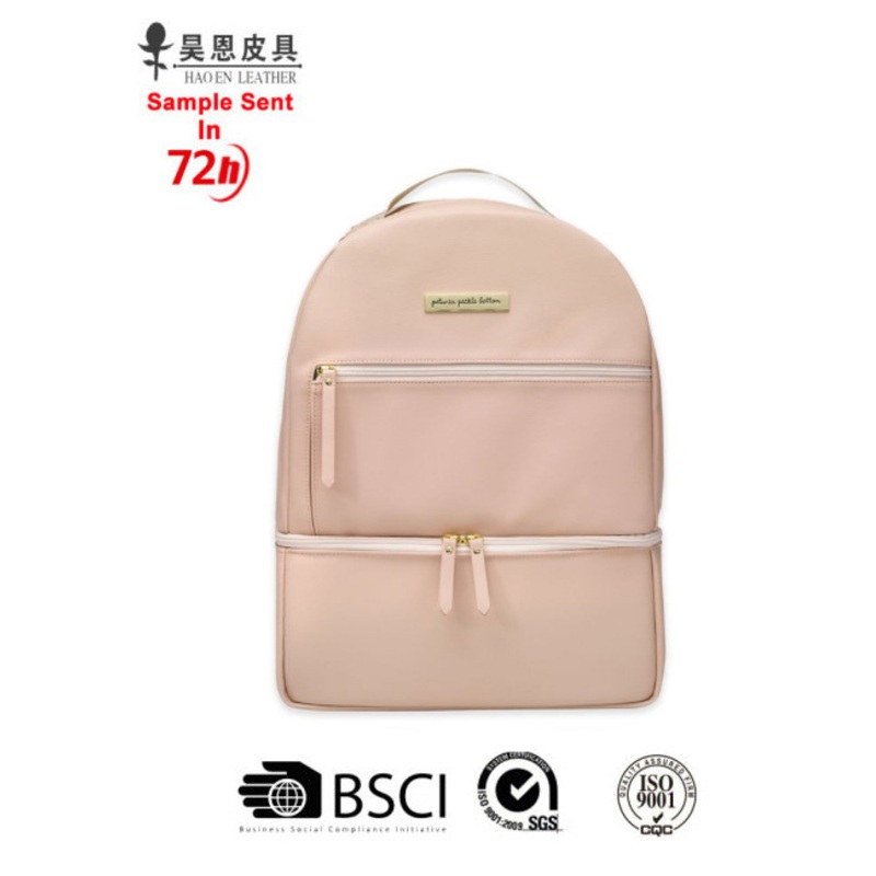 Fashion Design PU Leather Double-Layer Large Capacity Mummy Bag – Lady Handbag and Hand Bag price