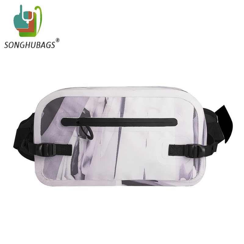 New White Unisex Human Man New Fashion PVC Tarpaulin Outdoor Sports Travel Hunting Hiking Waterproof Dry Belt Bag – Dry Bag and Waterproof Bag price
