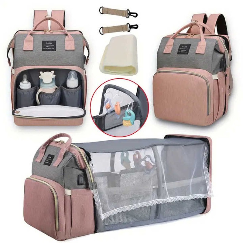 Waterproof Mommy Bag/Diaper Fabric Diaper Bag for Outdoor Activity – Ladies Bag and Mommy Bag price