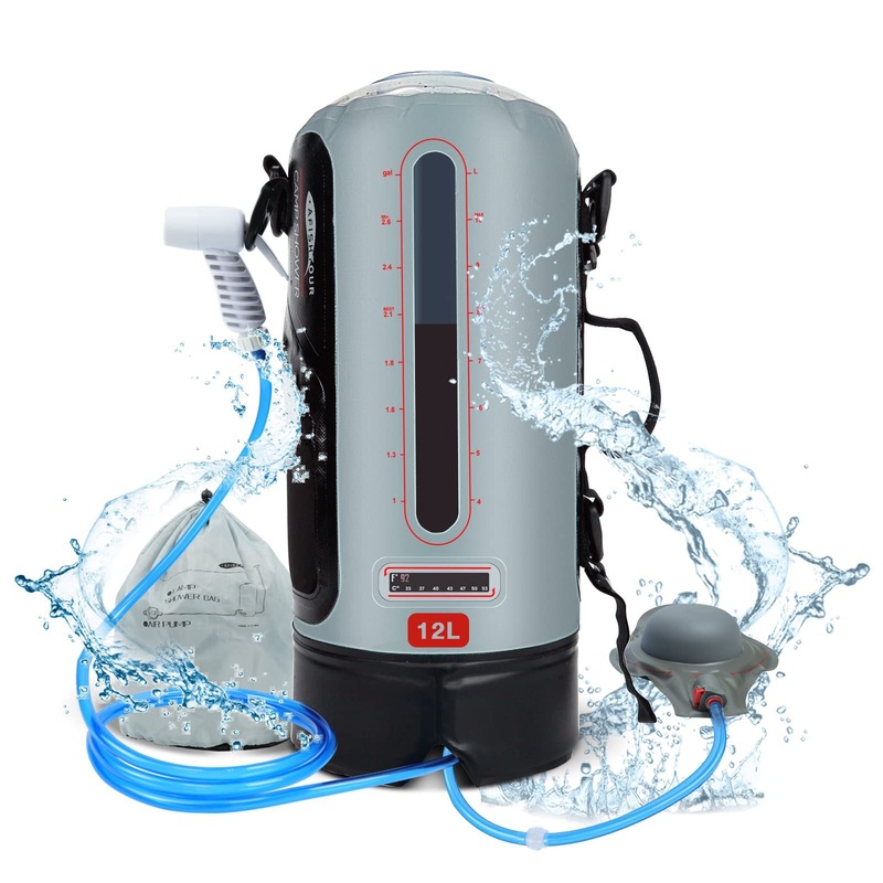 Camping Accessories 12L Solar Waterproof Portable Water Pump Outdoor Water Bag – Outdoor Water Bag and Outside Water Bag price