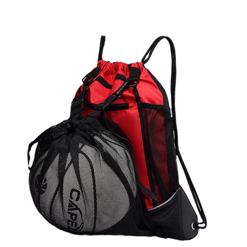Fuliya Multi-Function Big Capacity Outdoor Travel Sport Training Bags Portable Soccer Ball Basketball Drawstring Backpack – Drawstring Backpack and Basketball Drawstring Backpack price