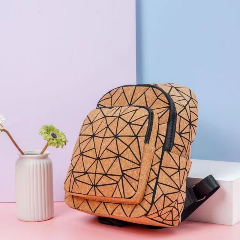 Vegan Fashion Sustainable Bio-Based Cork Casual Sports Backpack Travel Backpack – Vegan Bag and Vegan Backpack price
