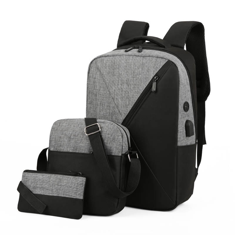 3PCS Set Business Backpack Waterproof Travel Shoulder Bag and Small Pouch – College Backpack and Business Backpack price