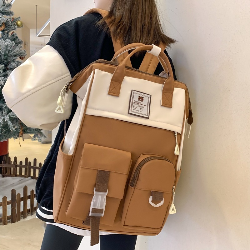 Annual New Trendy Fashion Student Backpack Large Capacity Backpack – Student Backpack and Backpack price